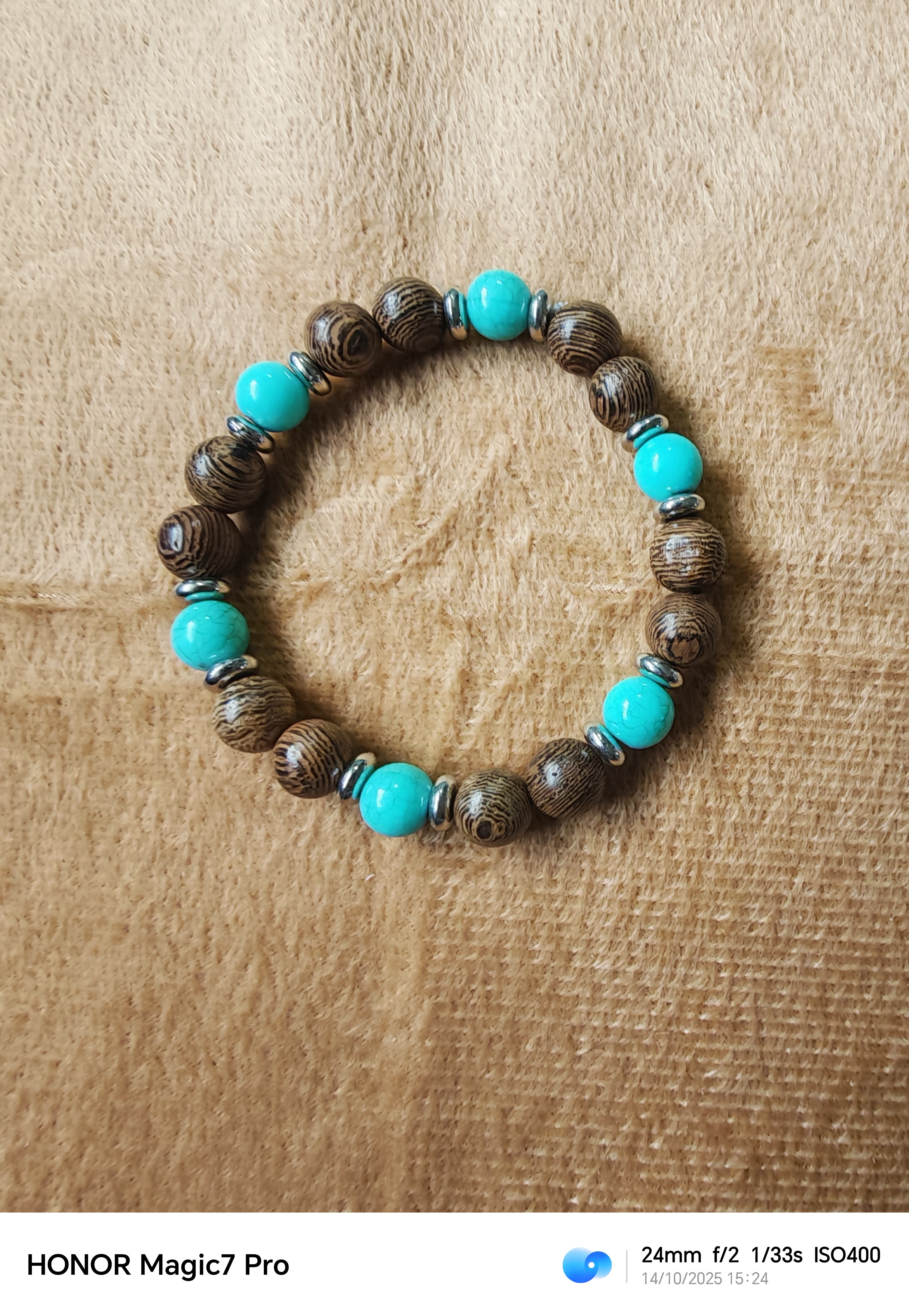 Houten Kralenarmband