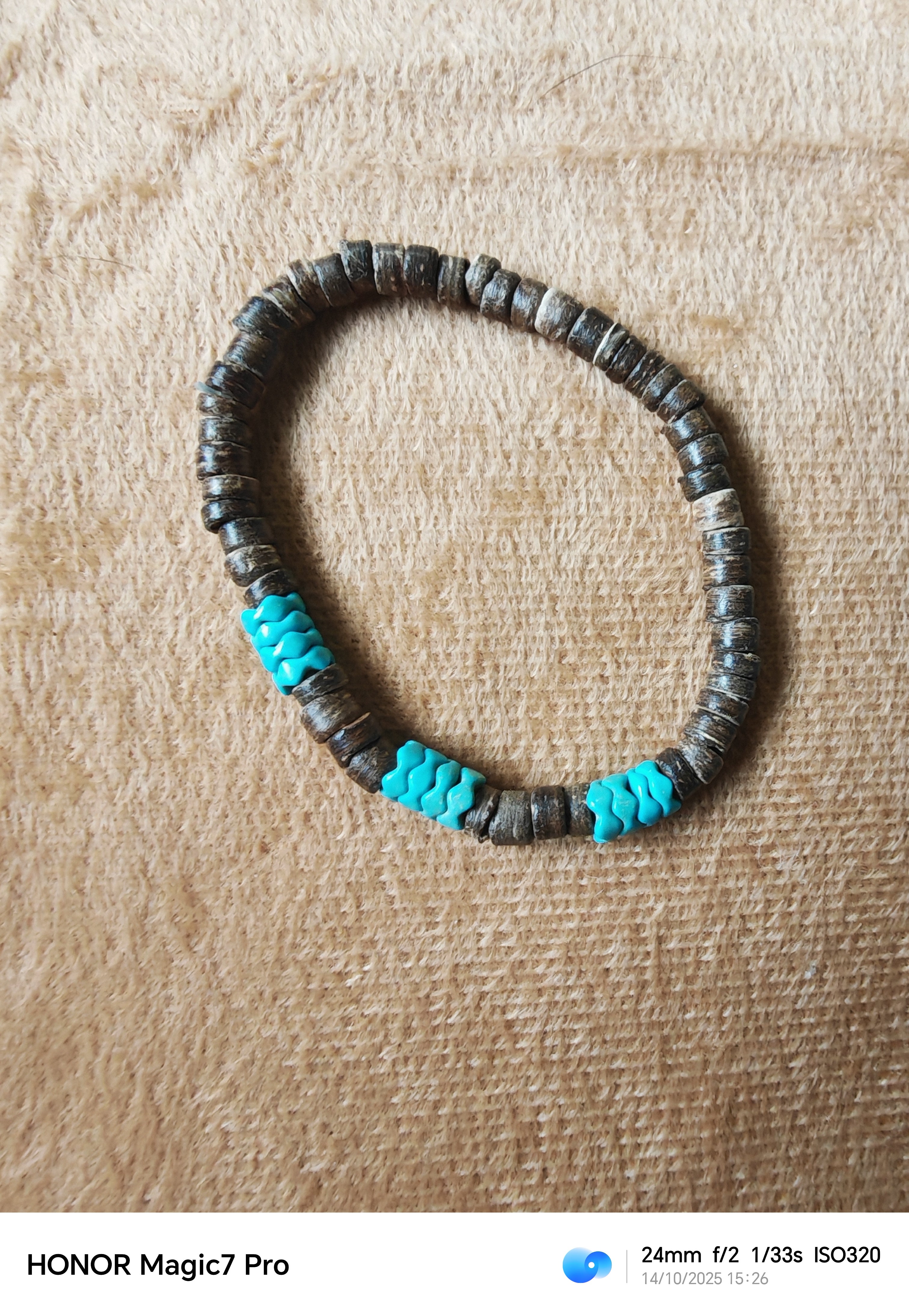 Houten Kralenarmband