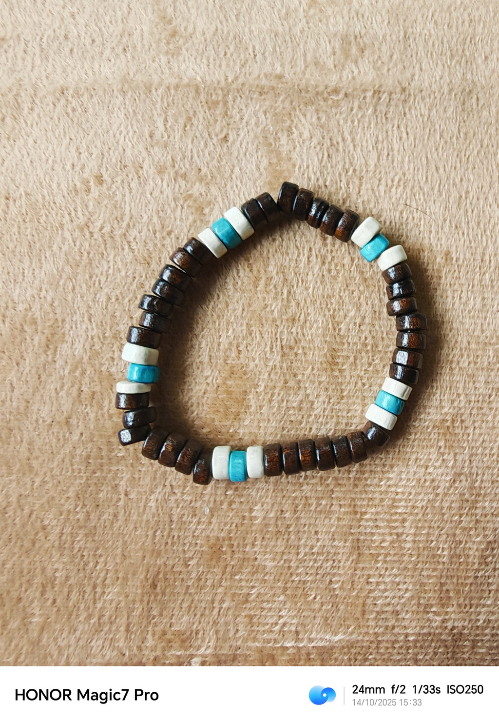 Houten Kralenarmband