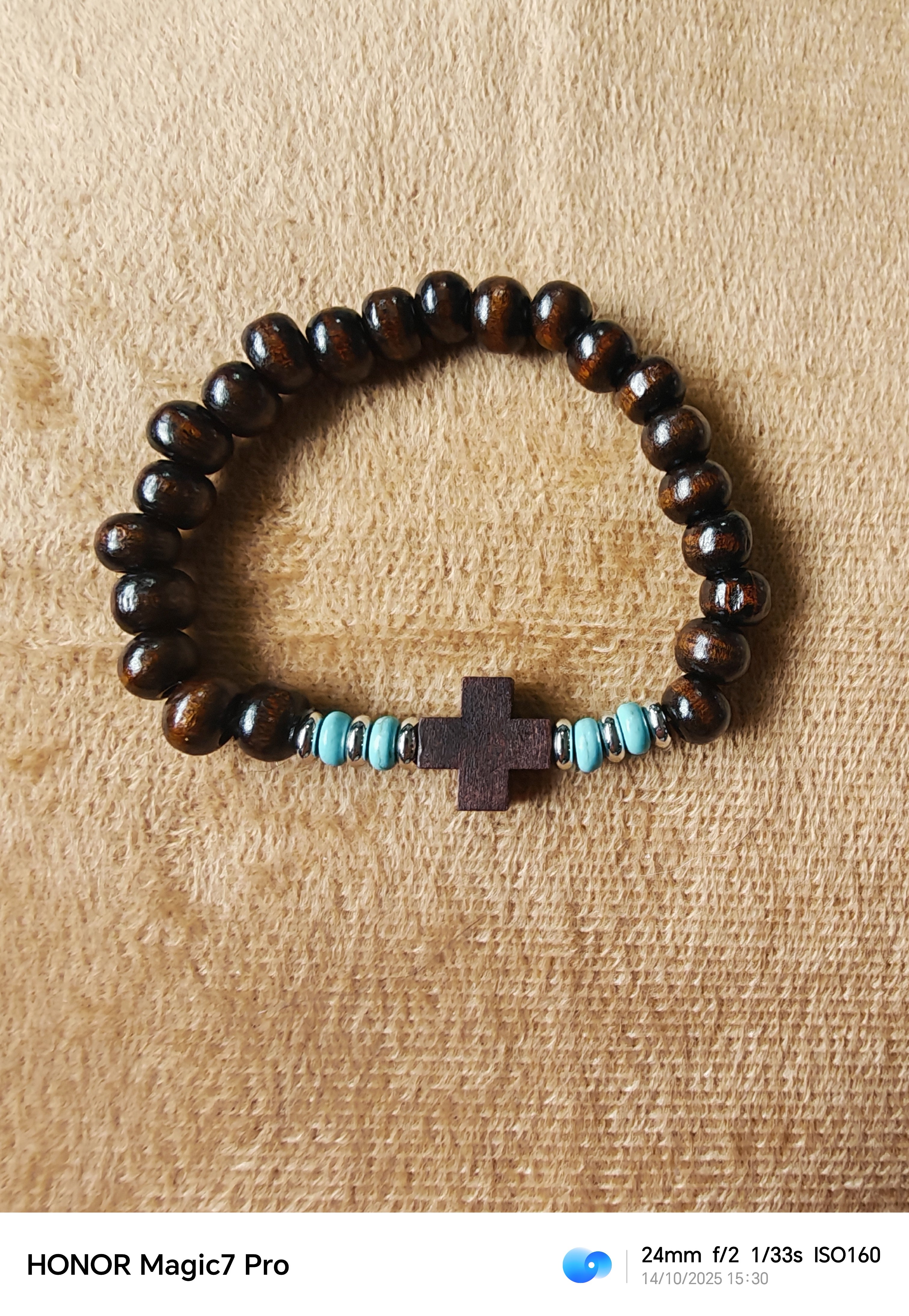 Houten Kralenarmband