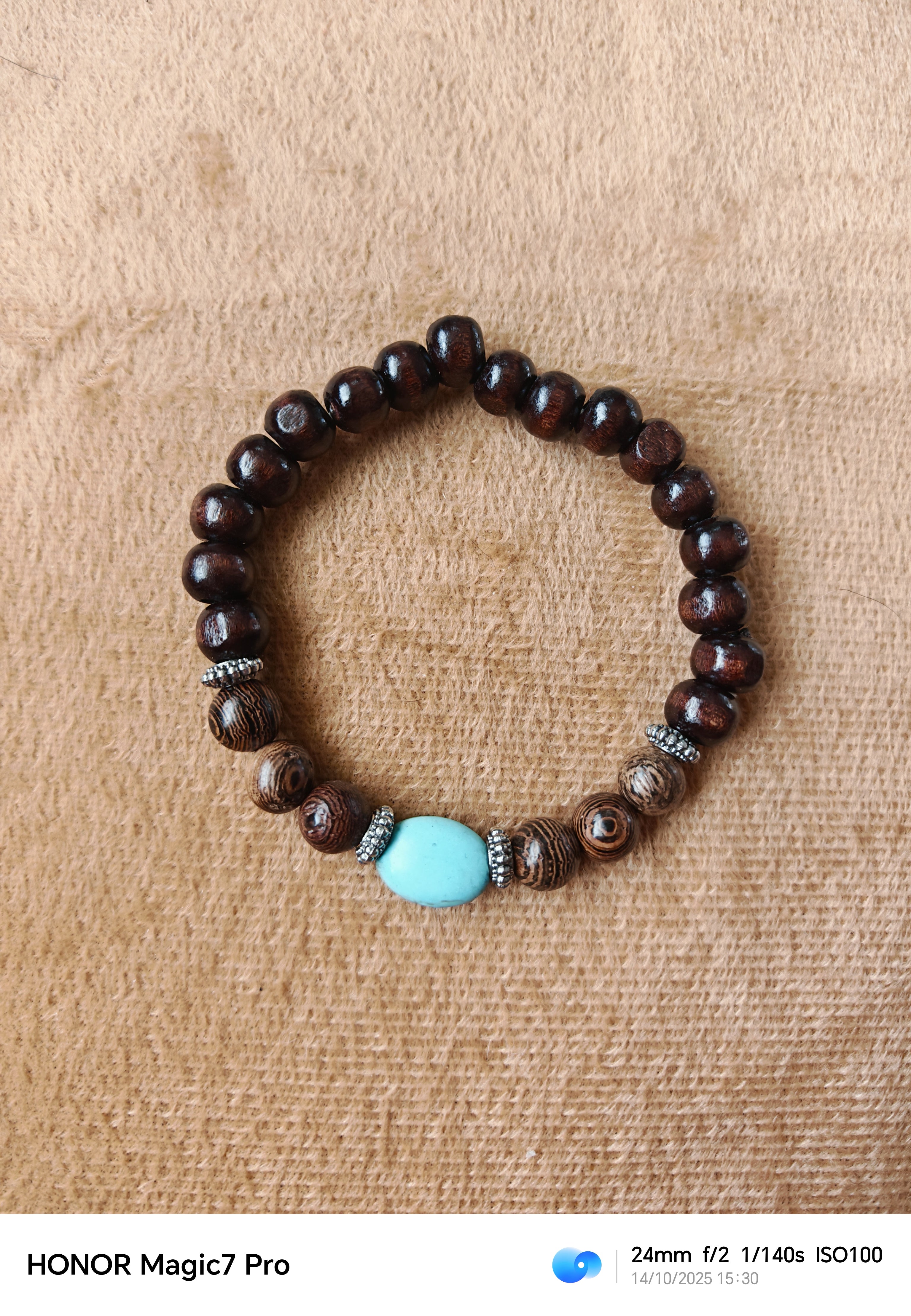 Houten Kralenarmband