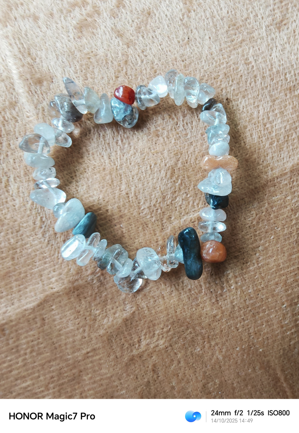 Natuurlijk edelstenen armband