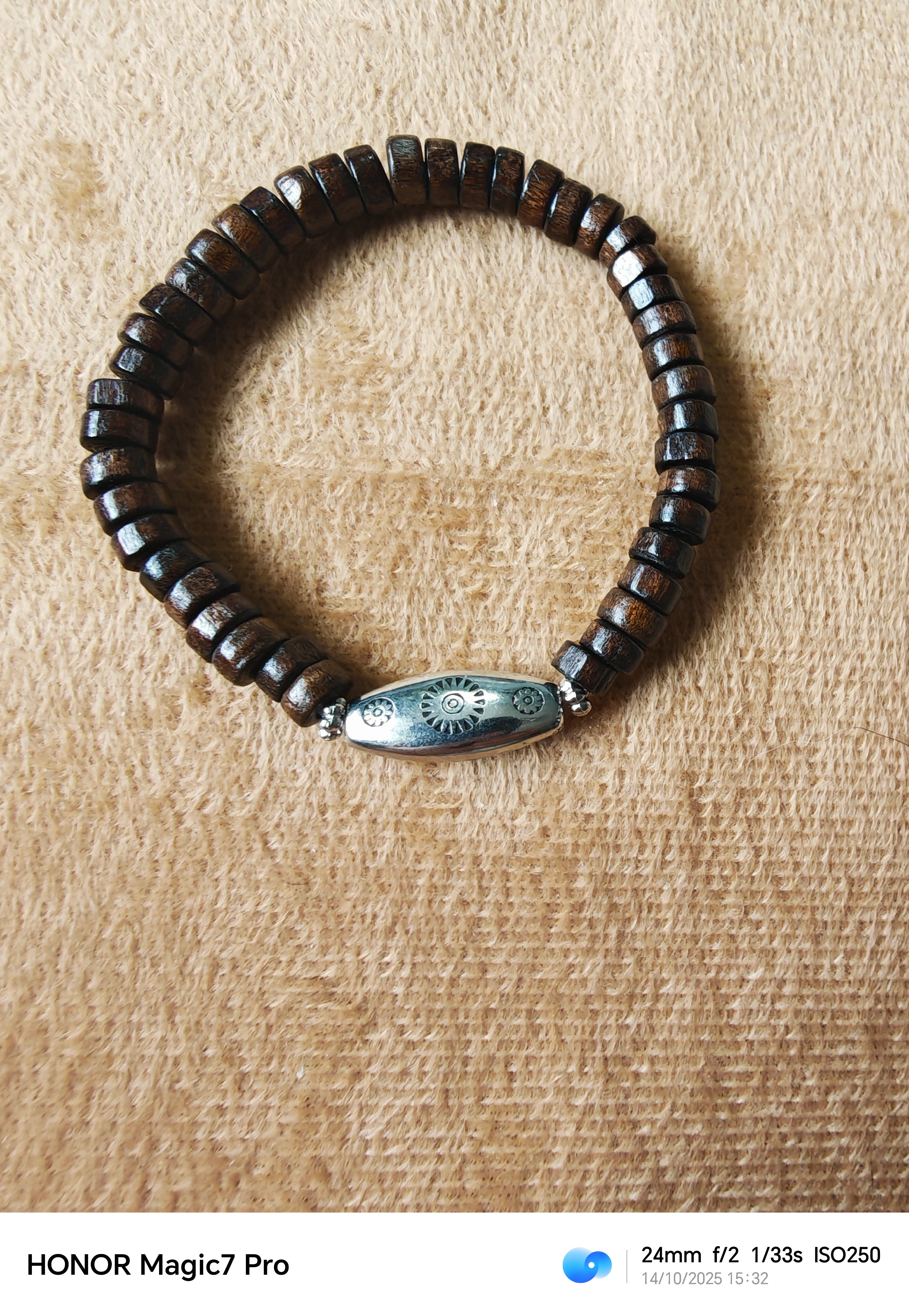 Houten Kralenarmband